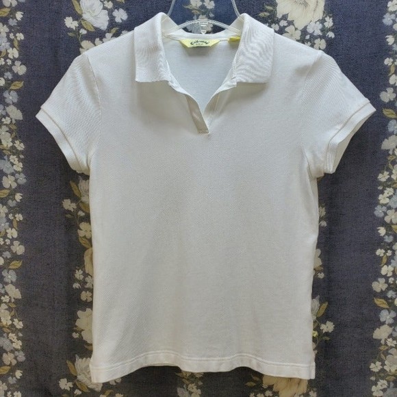 Callaway Tops Callaway Womens White Golf Polo Shirt S Poshmark
